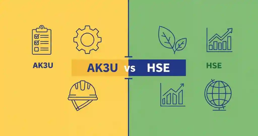 Ilustrasi Perbandingan AK3U vs HSE